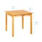 30in D Round Hardwood Table with 28in Legs and Two 16in Chairs, Kids Furniture